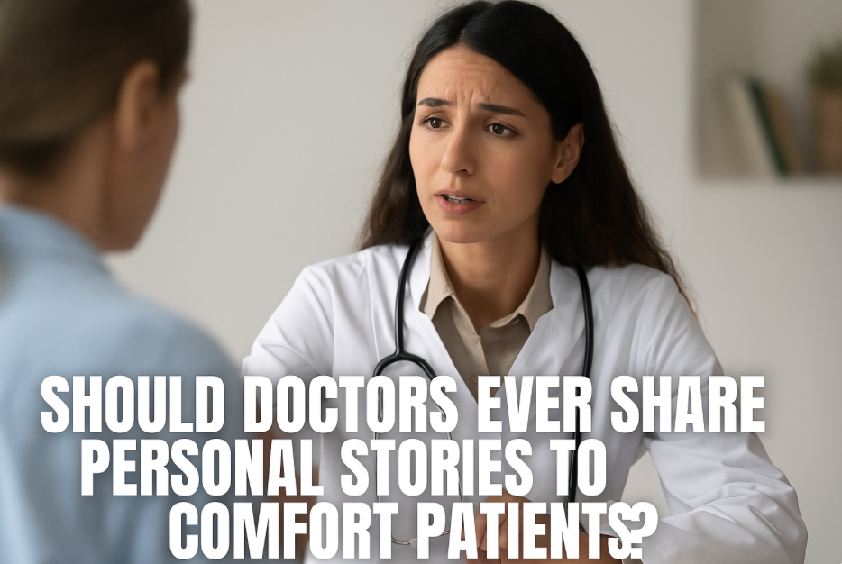 Should doctors ever share their own stories to comfort patients?.png