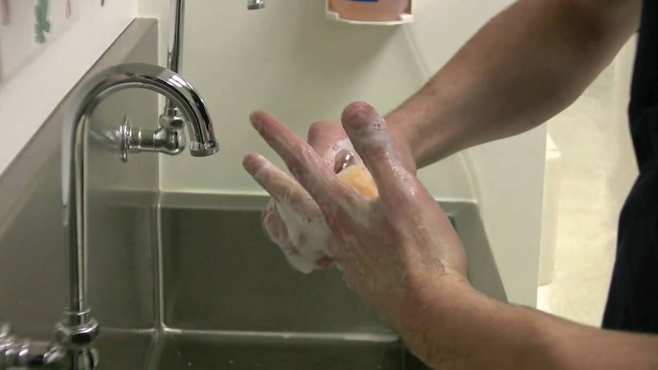 Hand Washing Surgical Steps