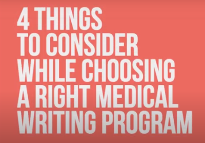4 things to consider while choosing a Medical Writing Program.PNG