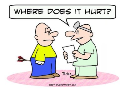 arrow doctor where hurt patient By rmay _ Business Cartoon.jpeg
